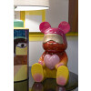 Mauro Ferretti Figura decorativa Oso Arcoíris 21,5x20,5x32 cm rojo amarillo
