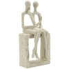 Mauro Ferretti Pareja de figuras Stons 11,5x9x25 cm crema