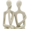 Mauro Ferretti Pareja de figuras Stons 11,5x9x25 cm crema