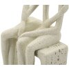 Mauro Ferretti Pareja de figuras Stons 11,5x9x25 cm crema