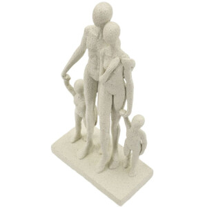 Mauro Ferretti Figura Familiar Stons 16x8x30,5 cm crema