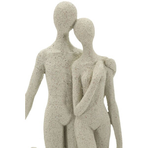 Mauro Ferretti Figura Familiar Stons 16x8x30,5 cm crema