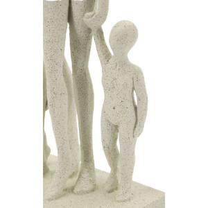 Mauro Ferretti Figura Familiar Stons 16x8x30,5 cm crema
