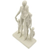 Mauro Ferretti Figura Familiar Stons 16x8x30,5 cm crema