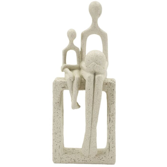 Mauro Ferretti Figurine Maternidad 10x7x26 cm color crema