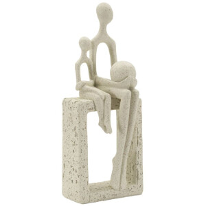 Mauro Ferretti Figurine Maternidad 10x7x26 cm color crema