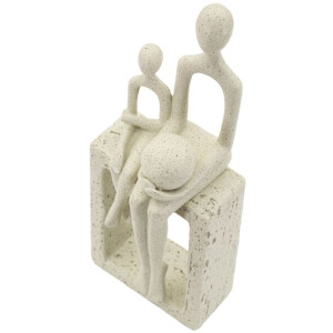 Mauro Ferretti Figurine Maternidad 10x7x26 cm color crema