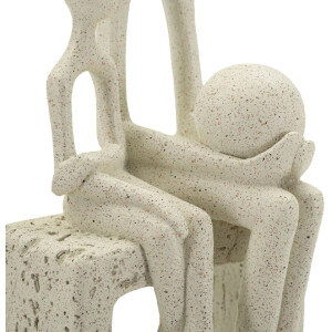 Mauro Ferretti Figurine Maternidad 10x7x26 cm color crema