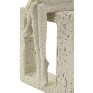 Mauro Ferretti Figurine Maternidad 10x7x26 cm color crema