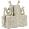 Mauro Ferretti Soportalibros Stons 24x10x20,5 cm crema
