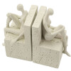 Mauro Ferretti Soportalibros Stons 24x10x20,5 cm crema