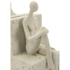 Mauro Ferretti Soportalibros Stons 24x10x20,5 cm crema