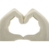 Mauro Ferretti Escultura Amor Stones 16,5x7x20 cm crema
