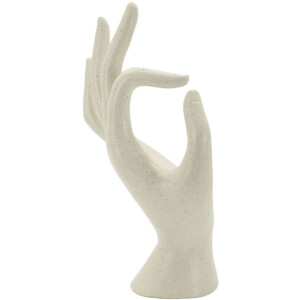 Mauro Ferretti Escultura OK Stons 14x10x24 cm crema