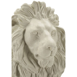 Mauro Ferretti Escultura León Stons 17,5x25x40 cm crema