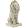 Mauro Ferretti Escultura León Stons 17,5x25x40 cm crema