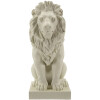 Mauro Ferretti Escultura León Stons 17,5x25x40 cm crema