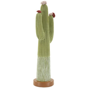 Mauro Ferretti Figura decorativa Cactus Stons 16,5x11x45 cm verde