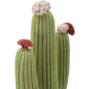 Mauro Ferretti Figura decorativa Cactus Stons 16,5x11x45 cm verde