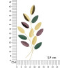 Mauro Ferretti Decoración de pared Buntes 31x1,9x61 cm multicolor