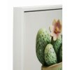 Mauro Ferretti Cuadro lienzo con marco, jarrón cactus 40x2,8x40 cm
