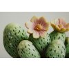 Mauro Ferretti Cuadro lienzo con marco, jarrón cactus 40x2,8x40 cm