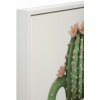 Mauro Ferretti Cuadro lienzo con marco Cactus en flor 40x2,8x40 cm