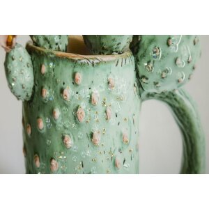 Mauro Ferretti Cuadro con marco Cactus en taza 40x2,8x40 cm