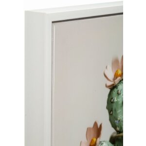 Mauro Ferretti Cuadro con marco Cactus en taza 40x2,8x40 cm