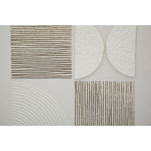 Mauro Ferretti Cuadro lienzo con marco Abstracto 60x3x60 cm