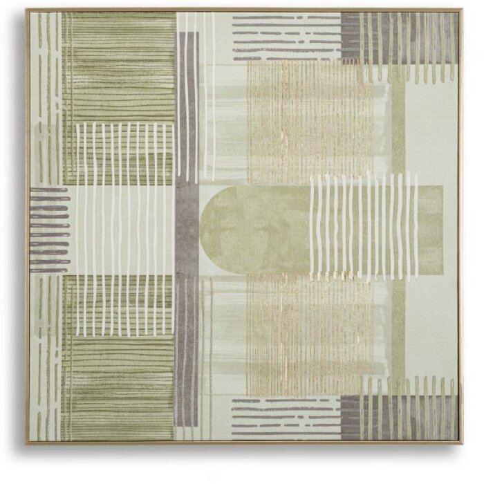 Mauro Ferretti Cuadro con marco Líneas 60x3x60 cm