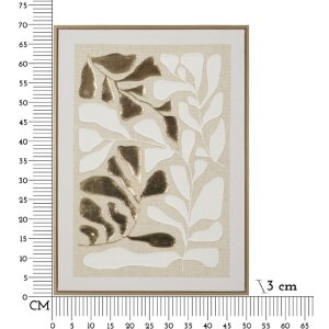 Mauro Ferretti Cuadro decorativo Goldy con marco 50x3x70 cm