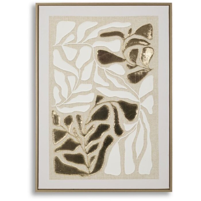 Mauro Ferretti Cuadro de pared Goldy con marco 50x3x70 cm