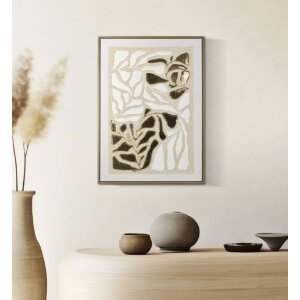 Mauro Ferretti Cuadro de pared Goldy con marco 50x3x70 cm