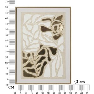 Mauro Ferretti Cuadro de pared Goldy con marco 50x3x70 cm