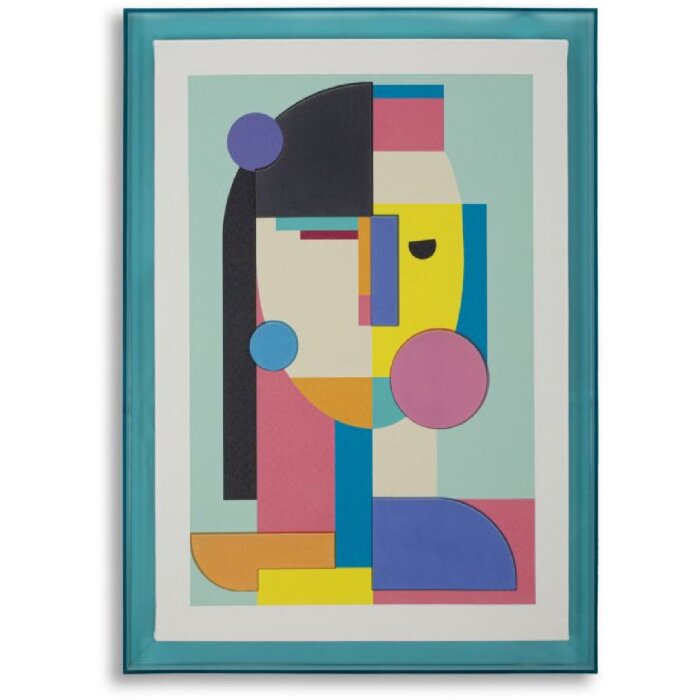 Mauro Ferretti Cuadro de pared Picassy con marco 50x3,3x70 cm