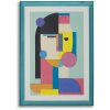 Mauro Ferretti Cuadro de pared Picassy con marco 50x3,3x70 cm