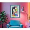 Mauro Ferretti Cuadro de pared Picassy con marco 50x3,3x70 cm