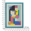 Mauro Ferretti Cuadro de pared Picassy con marco 50x3,3x70 cm