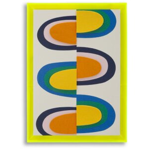 Mauro Ferretti Cuadro Pop Art con Marco 50x3,3x70 cm