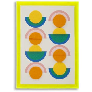 Mauro Ferretti Cuadro Pop Art con Marco 50x3,3x70 cm