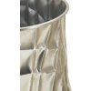 Mauro Ferretti Set de 3 jarrones plata Ø35x38,5 / Ø27,5x33 / Ø18,5x26,5 cm
