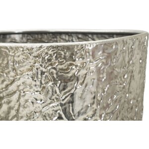 Mauro Ferretti Set de 2 jarrones Argelux Ø41x80,5 / Ø35x71 cm plata