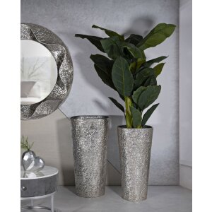 Mauro Ferretti Set de 2 jarrones Argelux Ø41x80,5 / Ø35x71 cm plata