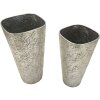 Mauro Ferretti Set de 2 jarrones Argelux Ø41x80,5 / Ø35x71 cm plata
