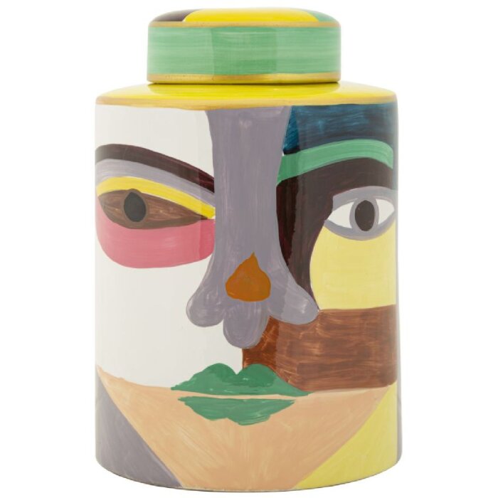 Mauro Ferretti Jarrón Piccassy Multicolor Ø19x28 cm