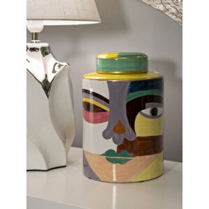 Mauro Ferretti Jarrón Piccassy Multicolor Ø19x28 cm