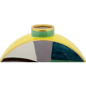 Mauro Ferretti Jarrón Piccassy Multicolor Redondo 23x9x28 cm