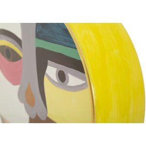 Mauro Ferretti Jarrón Piccassy Multicolor Redondo 23x9x28 cm