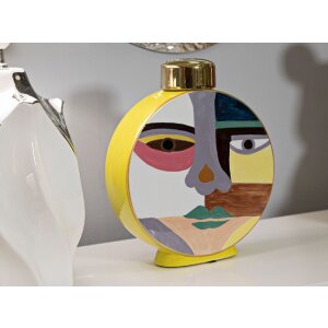 Mauro Ferretti Jarrón Piccassy Multicolor Redondo 23x9x28 cm